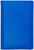 Comme des Garçons Wallets Blue Super Fluo Cardholder