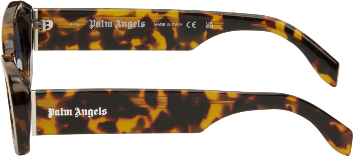 Palm Angels Brown Dana Sunglasses