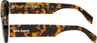 Palm Angels Brown Dana Sunglasses