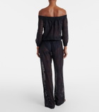 Melissa Odabash Tully crochet jumpsuit