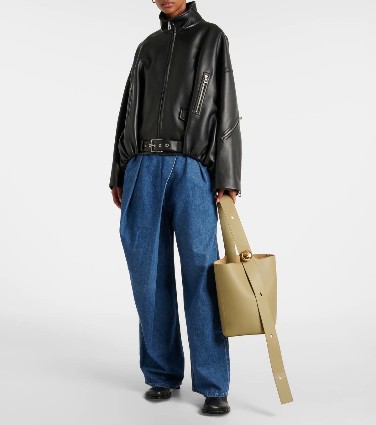 Loewe Balloon leather jacket Loewe
