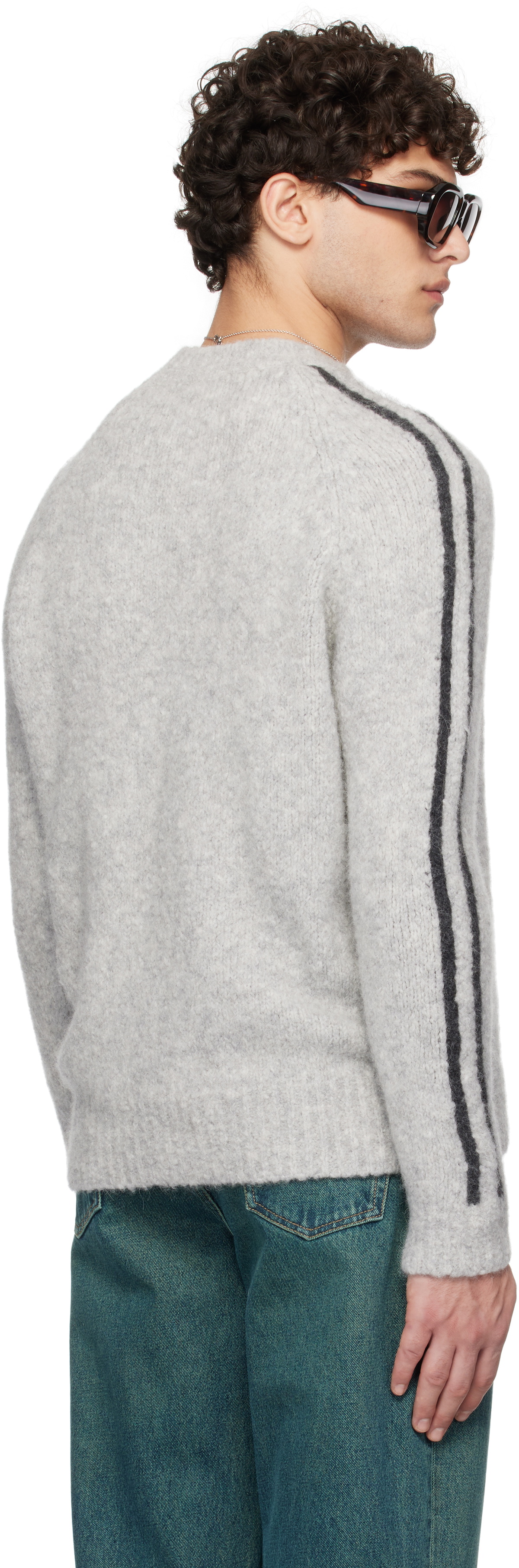 Paloma Wool Gray Grand Slam Sweater
