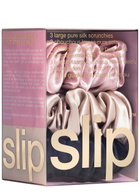 Slip Slip Pure Silk Large Scrunchies - Multi