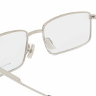 Bottega Veneta Eyewear Bottega Veneta BV1467O Sunglasses in Silver/Transparent 
