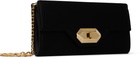 Lanvin Black Invitation Evening Small Clutch