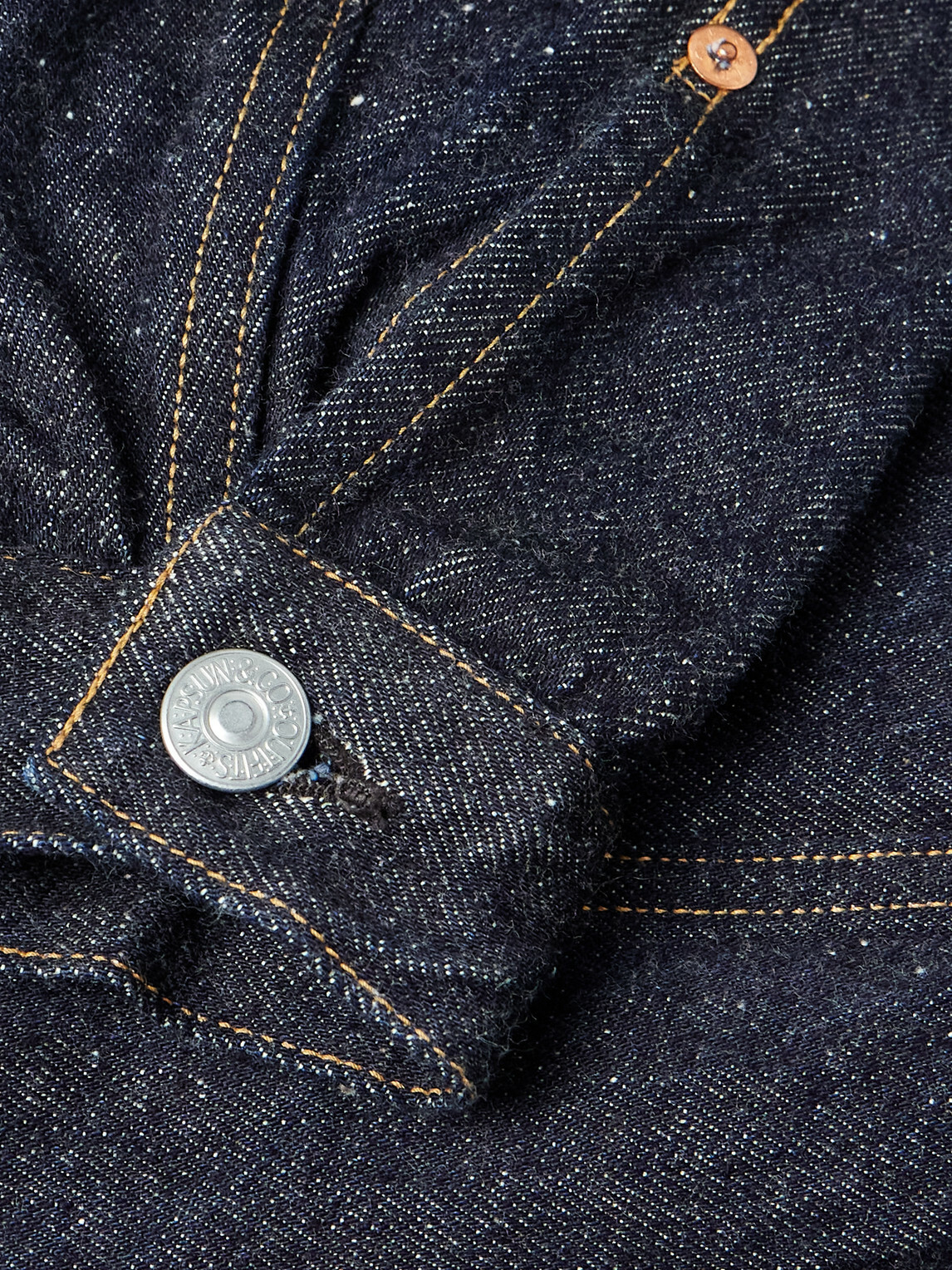 Kaptain Sunshine - Selvedge Denim Jacket - Blue