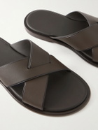 Zegna - Leather Sandals - Brown