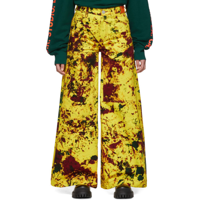 S.R. STUDIO. LA. CA. Yellow Y.R.G. SOTO C Jeans
