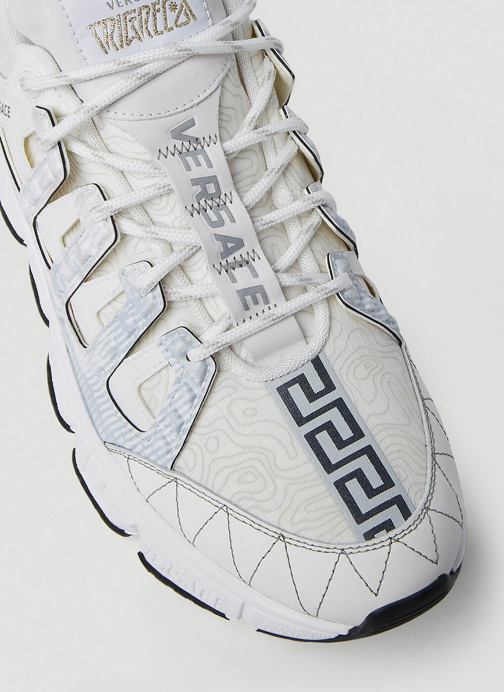 スニーカー Versace Trigreca White Leather Sneakers Trigreca Sneakers White | VERSACE US