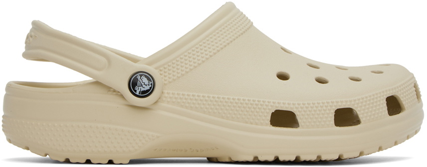 Crocs Beige Classic Clogs Crocs