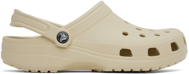 Photo: Crocs Beige Classic Clogs