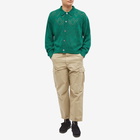 Eastlogue Men's Crochet Cardigan in Green