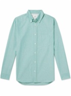 Mr P. - Button-Down Collar Cotton Oxford Shirt - Blue