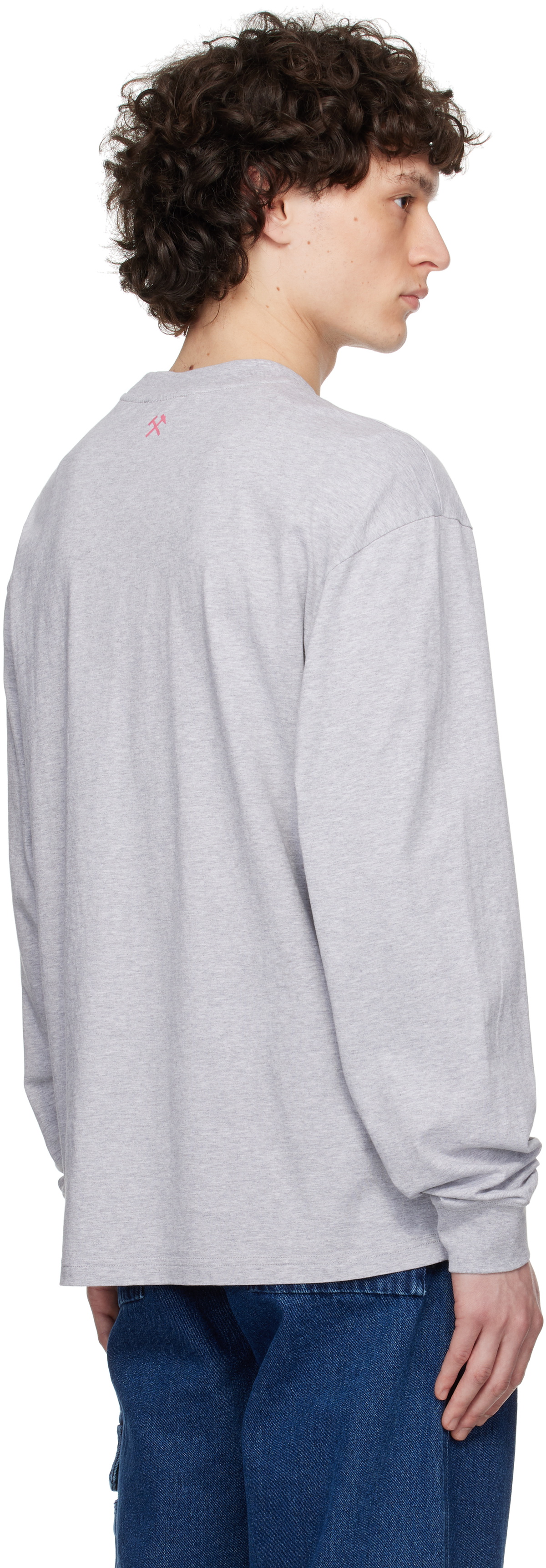GmbH Gray 'Kanak Attak' Long Sleeve T-shirt