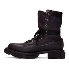 both Black Gao High Boots