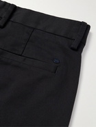 NN07 - Theo Slim-Fit Organic Cotton-Blend Chinos - Black