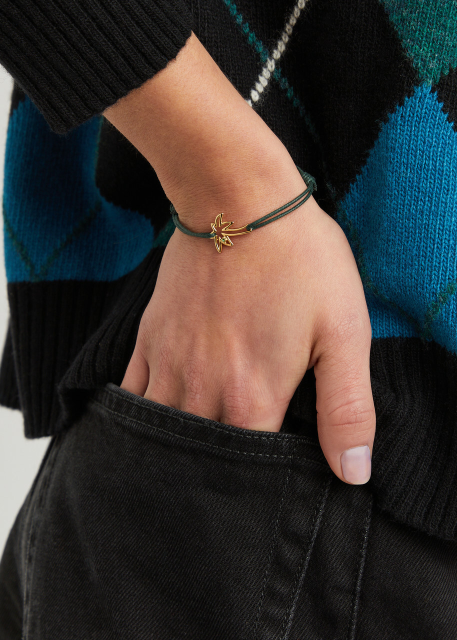 Aliita Palmera Cord Bracelet - Green - One Size