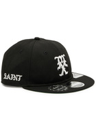Saint Mxxxxxx X New Era Logo Cotton Snapback cap - Black - One Size