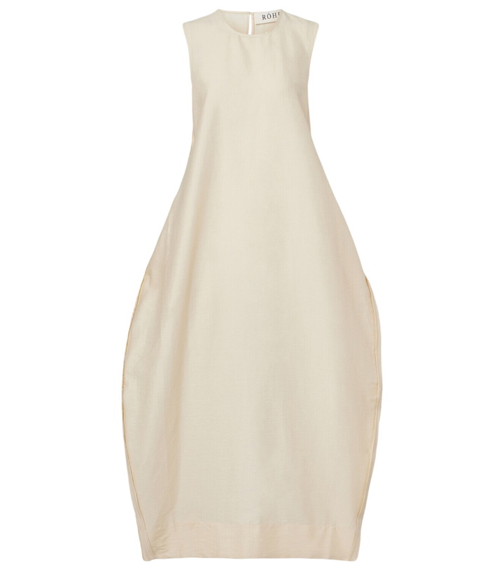 Photo: Róhe Linen and silk-blend maxi dress