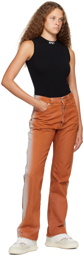 Heron Preston Orange Gradient Jeans