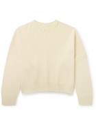 The Row - Grohl Wool and Silk-Blend Sweater - Neutrals