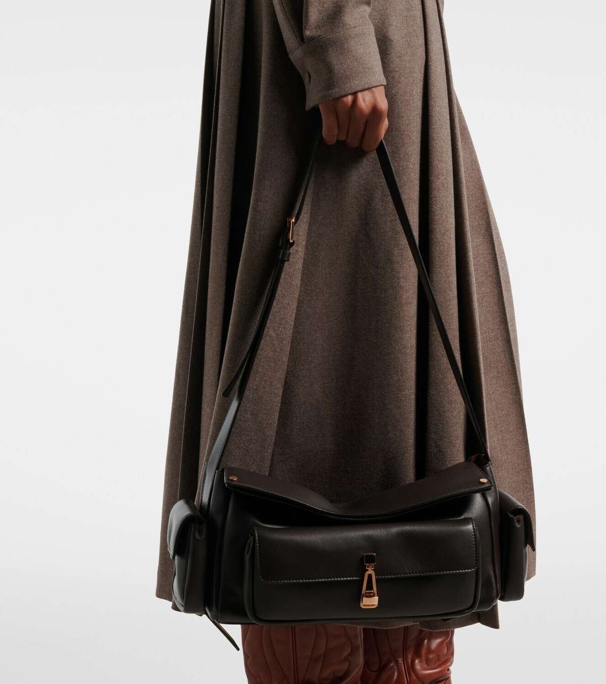 Gabriela Hearst Jebb Small leather shoulder bag