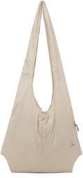 ROA Beige Packable Shoulder Bag