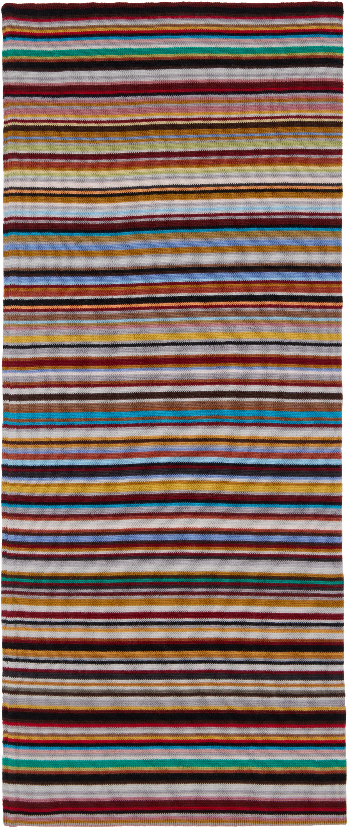 Paul Smith Multicolor Merino Wool Signature Stripe Scarf