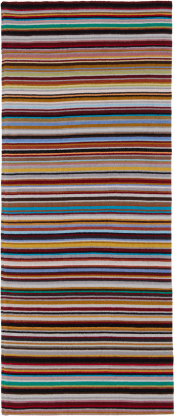 Photo: Paul Smith Multicolor Merino Wool Signature Stripe Scarf
