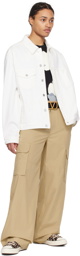 Valentino Off-White Hardware Denim Jacket