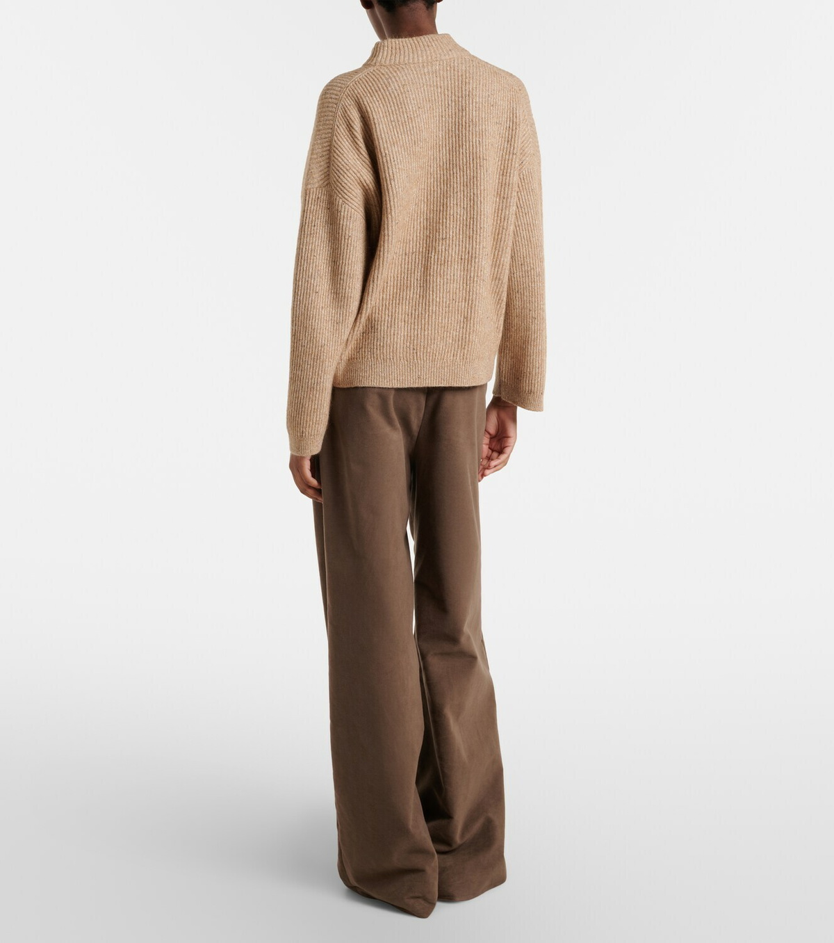 Brunello Cucinelli Monili cotton wide-leg pants