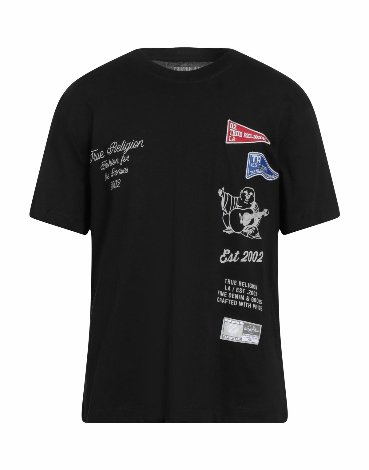 True Religion Mens T-shirt in Black