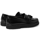 G.H. Bass & Co. - Weejuns 90s Layton II Kiltie Polished-Leather Tasselled Loafers - Black