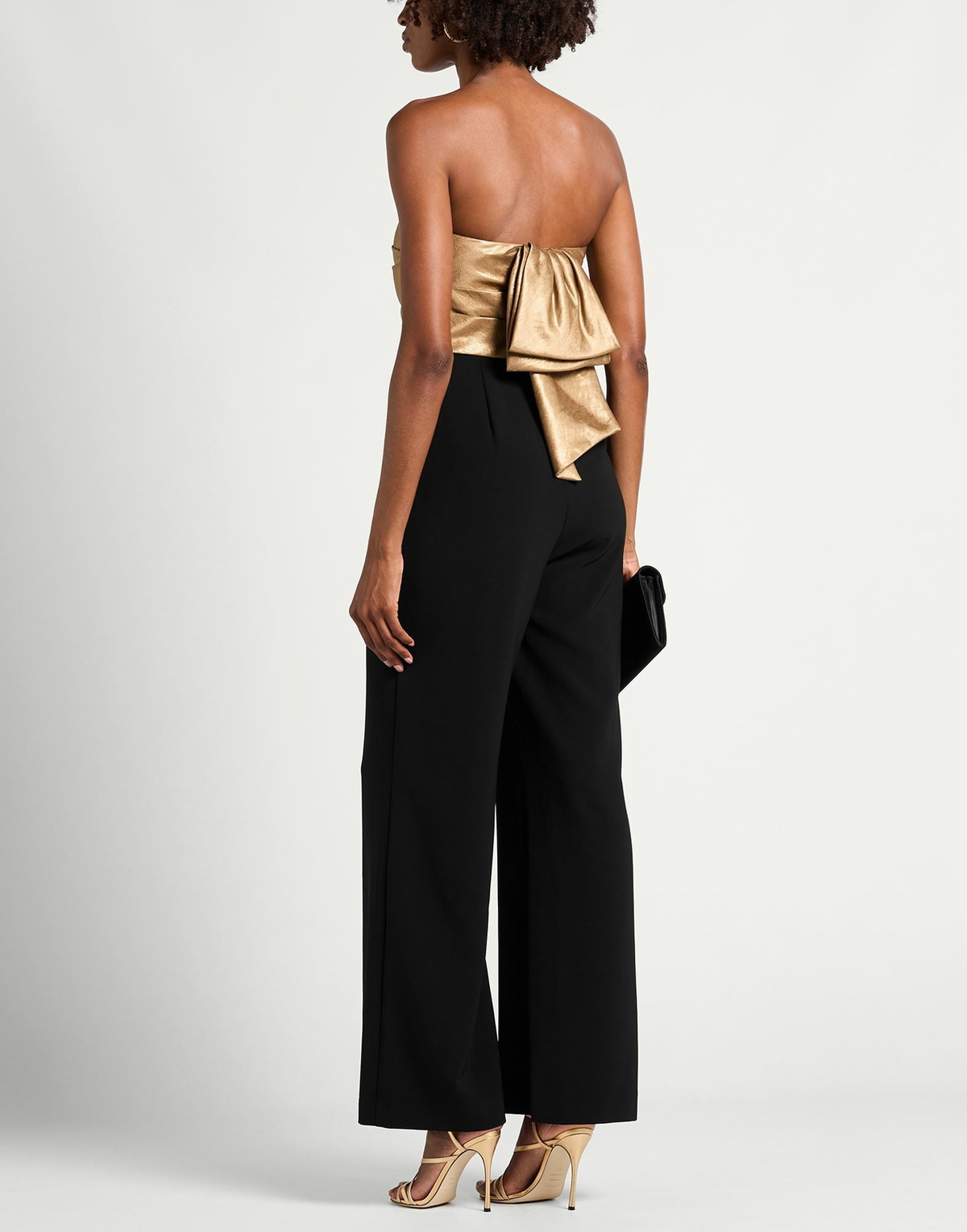Lauren Ralph Lauren Womens Jumpsuit in Gold