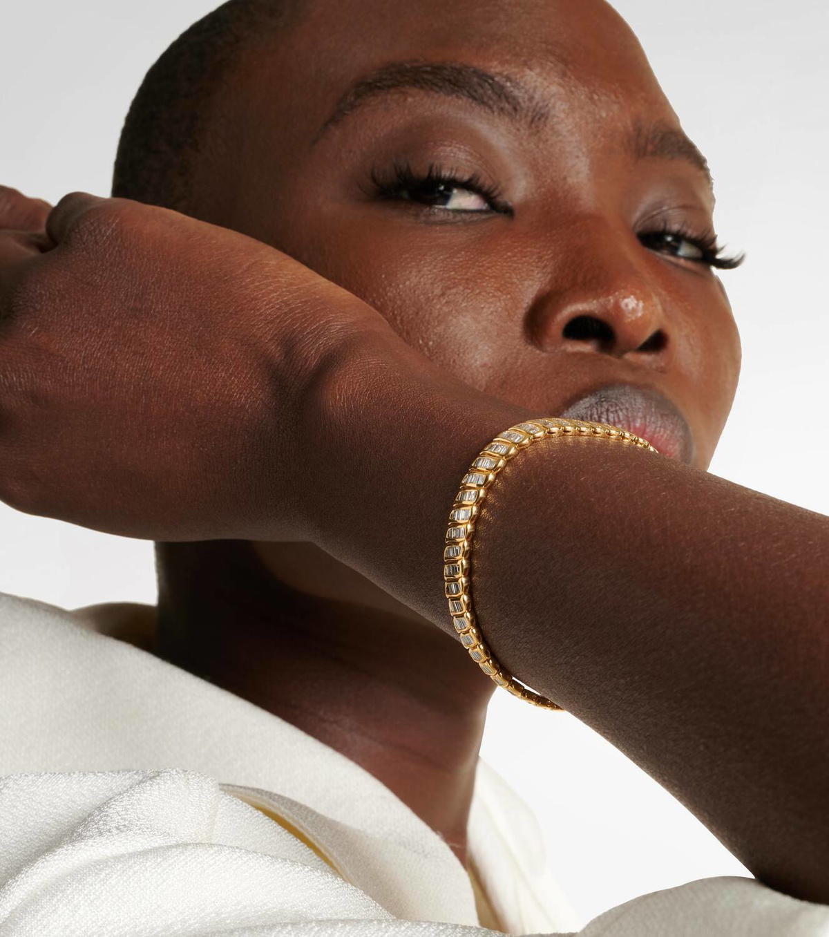 Anita Ko 18kt gold bracelet with diamonds