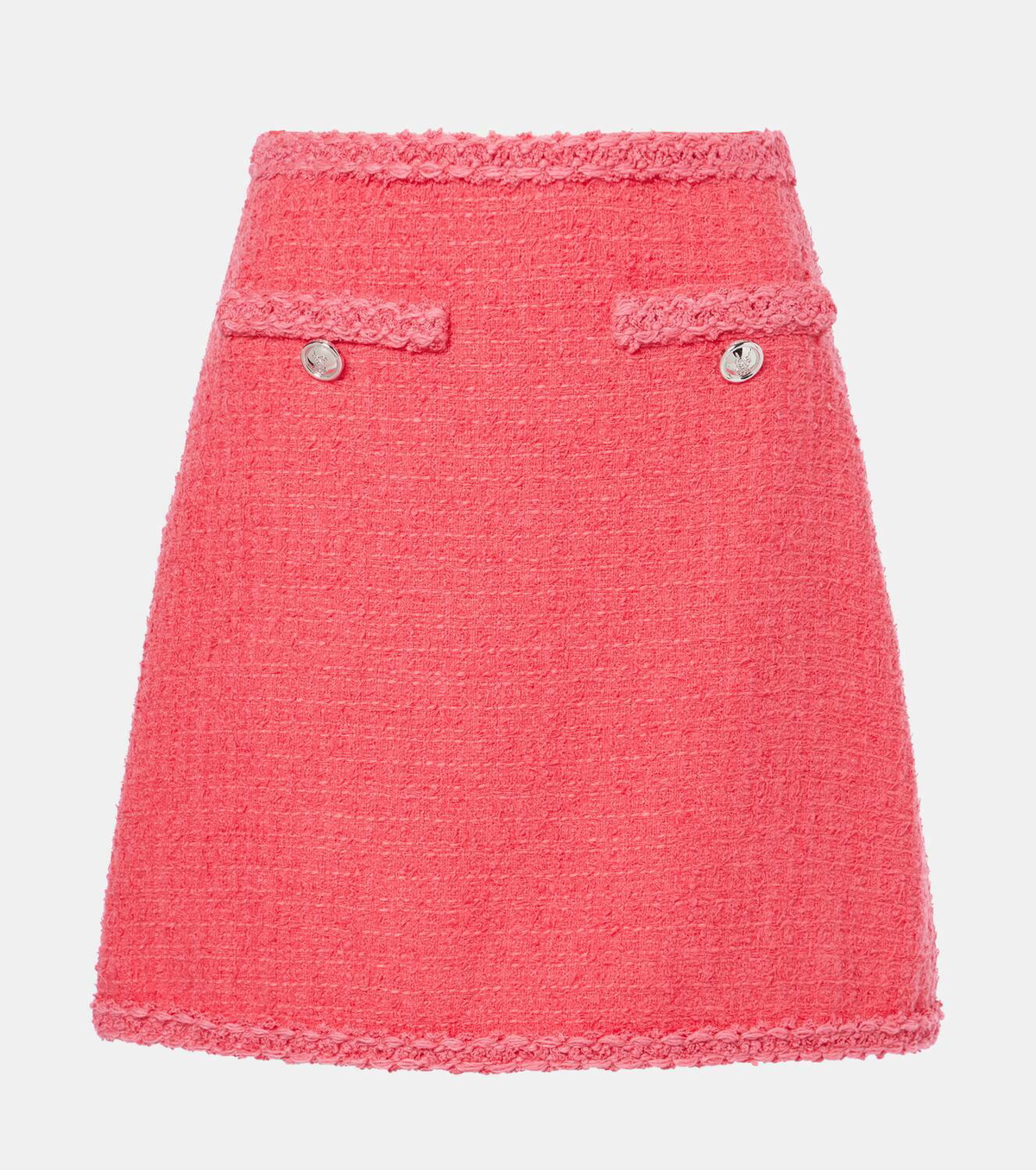Giambattista Valli Wool-blend tweed miniskirt