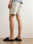 Mr P. - Straight-Leg Cotton and Linen-Blend Cargo Shorts - Neutrals