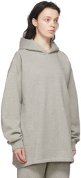 Essentials Gray Relaxed Hoodie