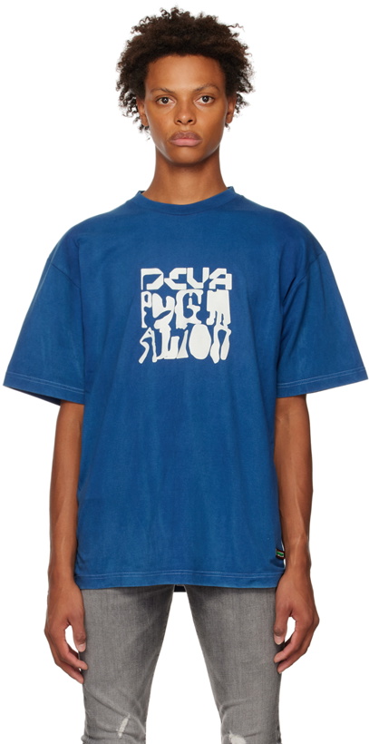 Photo: DEVÁ STATES Blue Bonded T-Shirt
