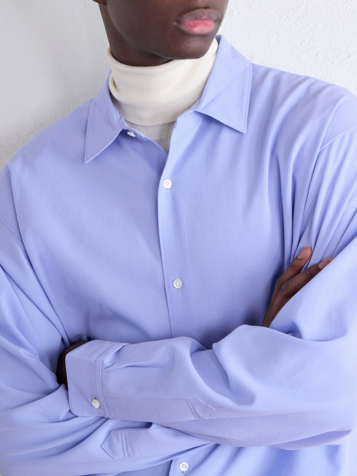 Goldwin - Wool-Fresco Shirt - Blue