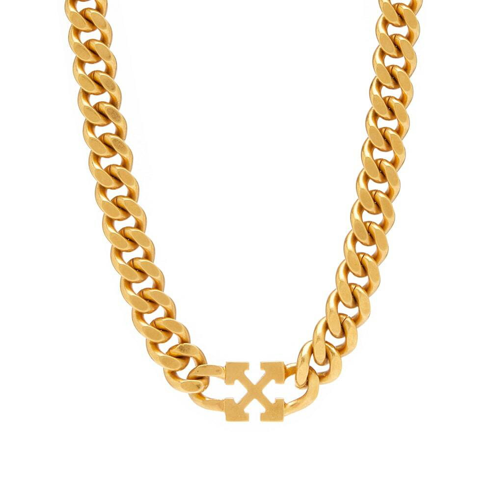 Photo: Off-White Women's Arrow Chain Necklace in Gold
