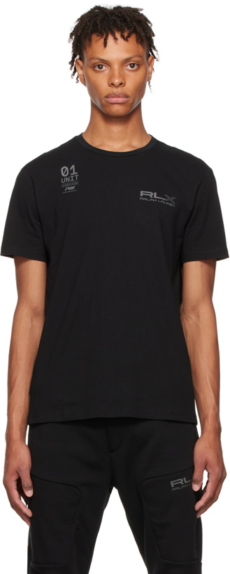 Photo: RLX Ralph Lauren Black Cotton T-Shirt