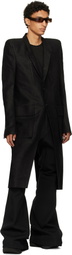 Rick Owens Black Tower Customs Larry Coat