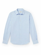 Officine Générale - Giacomo Cotton and Linen-Blend Shirt - Blue