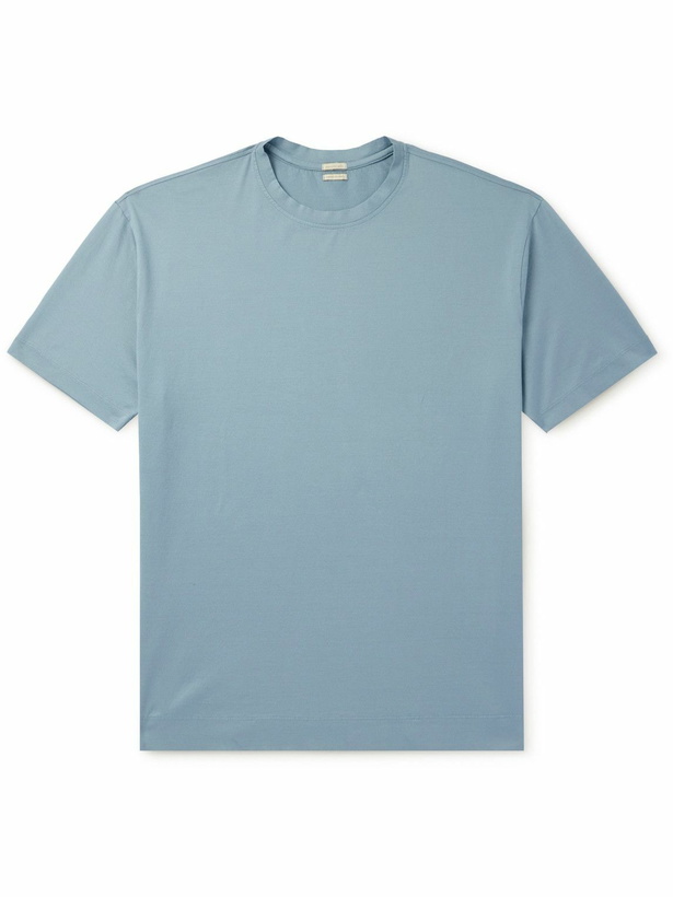 Photo: Massimo Alba - Cotton-Jersey T-Shirt - Blue