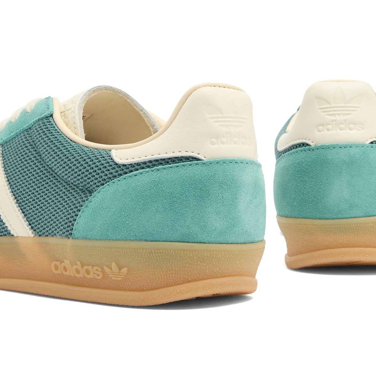 Adidas Gazelle Indoor Pro Sneaker in Preloved Teal/Off White/Warm Sandstone