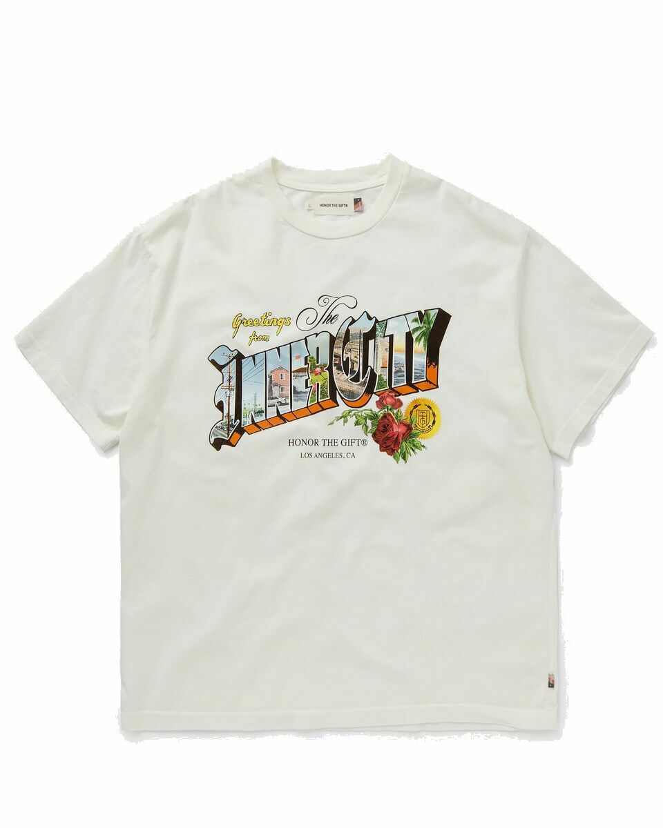 Photo: Honor The Gift Greetings 2.0 Ss Tee White - Mens - Shortsleeves
