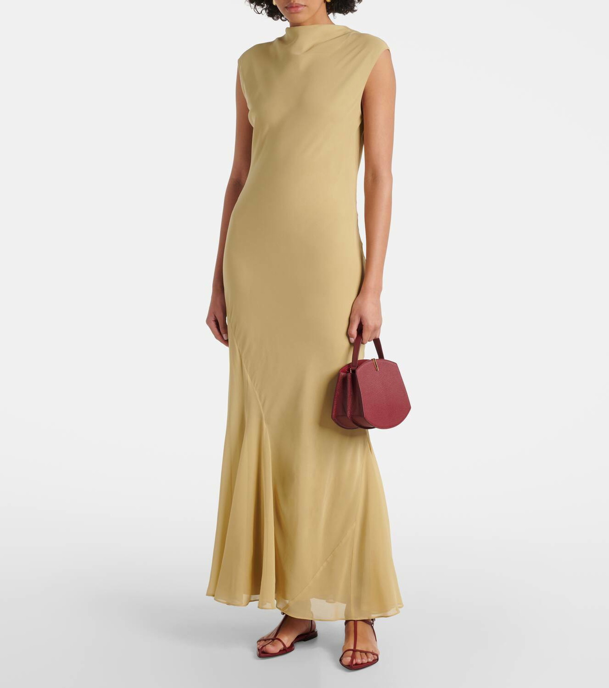 Tove Erin silk chiffon maxi dress
