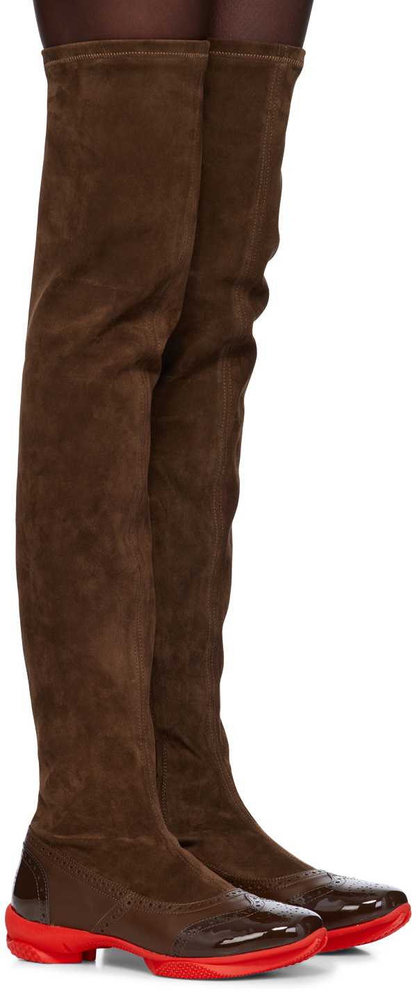 Kiko Kostadinov Brown Sonia High Boots