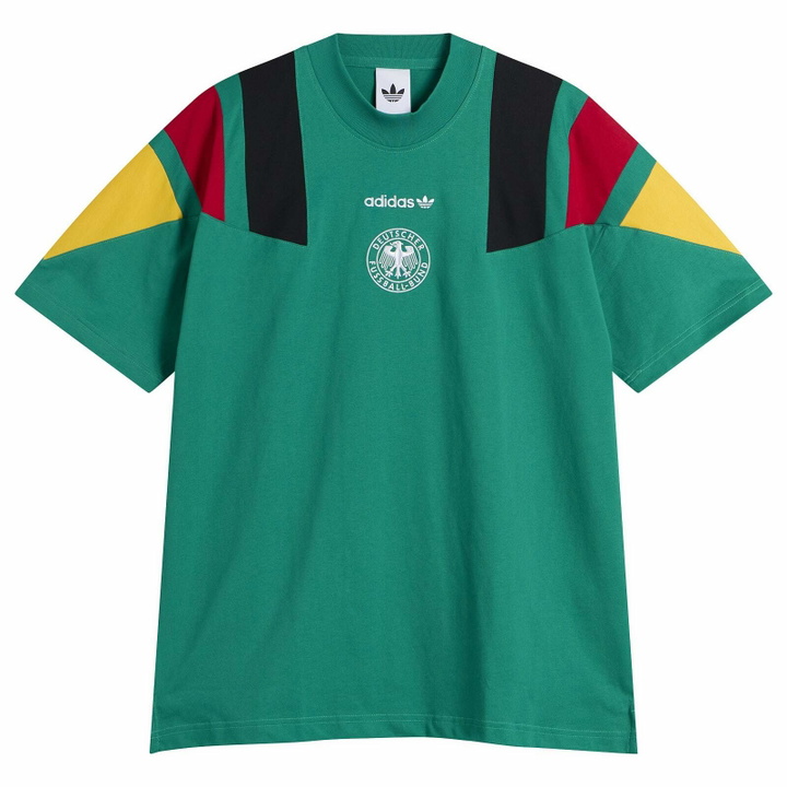 Photo: Adidas Men's DFB EQT T-Shirt in Equipment Green